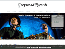 Tablet Screenshot of greywood-records.com